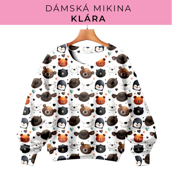 DÁMSKÝ střih - mikina Klára