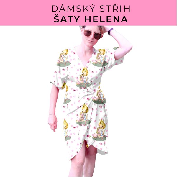 Dámský střih na šaty  Helena