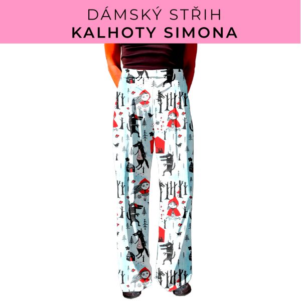 Dámský střih - kalhoty Simona