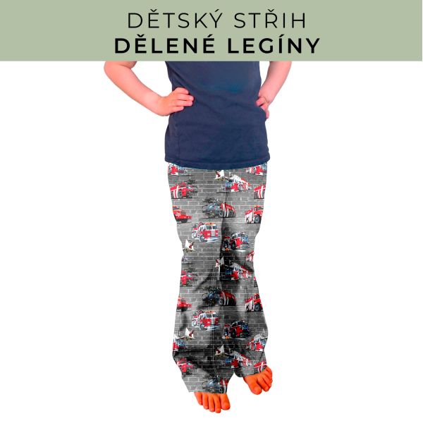 Dětský střih - Dělené legíny