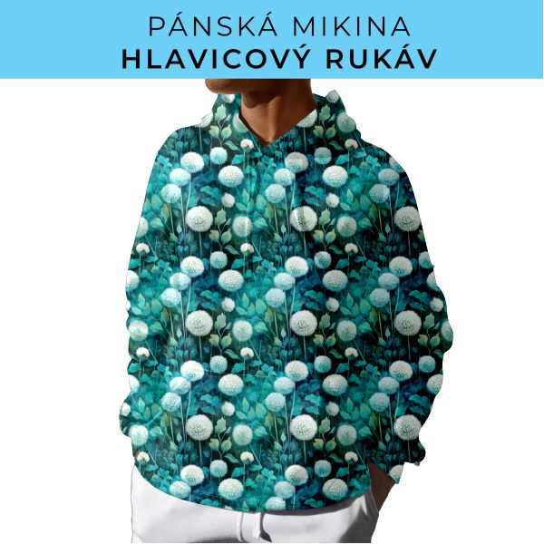 PÁNSKÝ střih - mikina s kapucí
