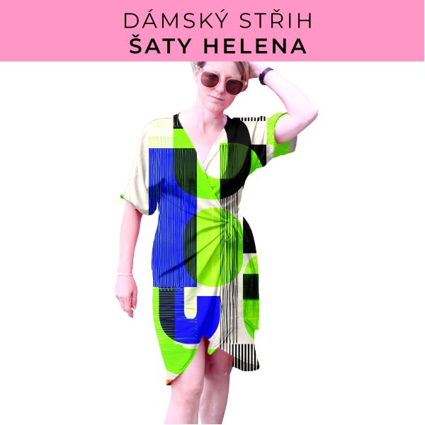 Dámský střih na šaty  Helena