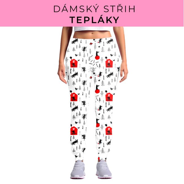 DÁMSKÝ střih - tepláky