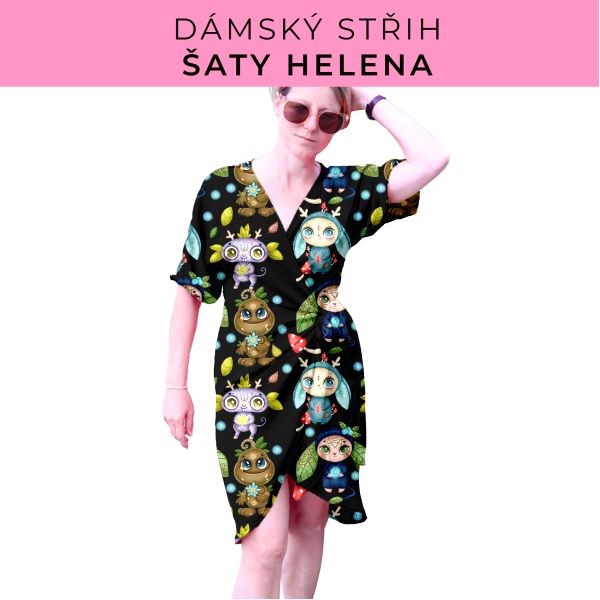 Dámský střih na šaty  Helena
