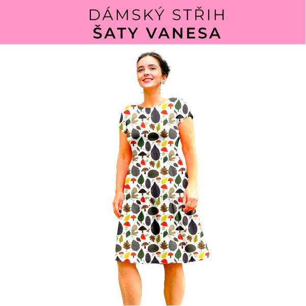 Dámský střih šaty Vanesa
