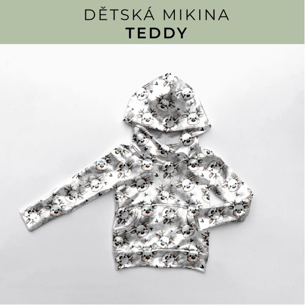 DĚTSKÝ střih - Mikina Teddy