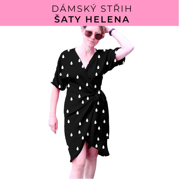 Dámský střih na šaty  Helena
