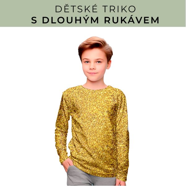 DĚTSKÝ střih - triko dlouhý rukáv