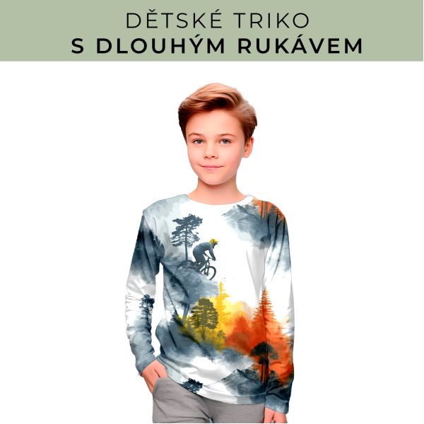 DĚTSKÝ střih - triko dlouhý rukáv