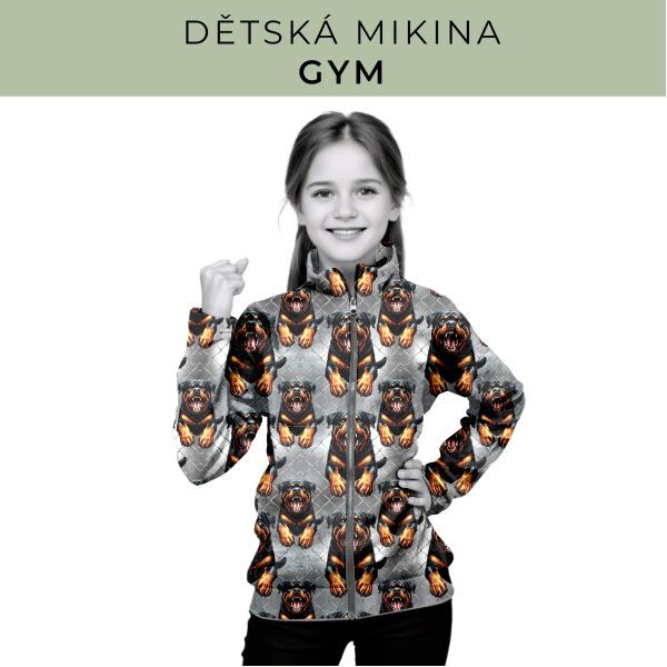 Dětská střih - mikina GYM