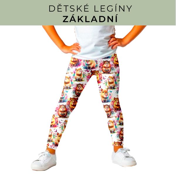 DĚTSKÝ střih - legíny základní