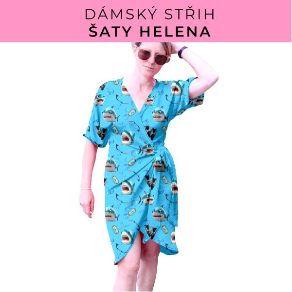 Dámský střih na šaty  Helena