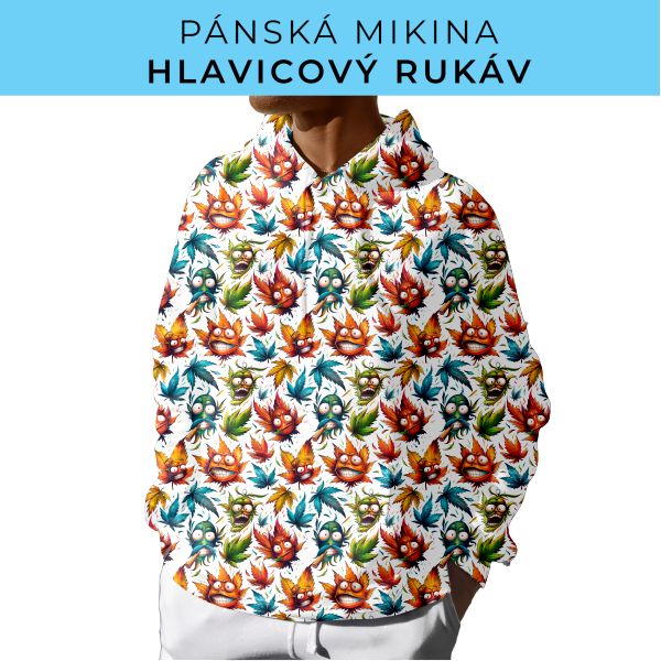 PÁNSKÝ střih - mikina s kapucí