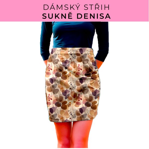 Dámský střih - Dámská sukně Denisa
