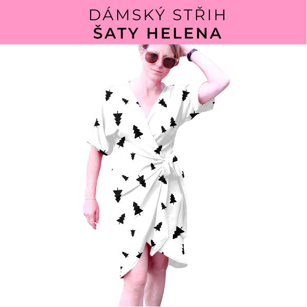 Dámský střih na šaty  Helena