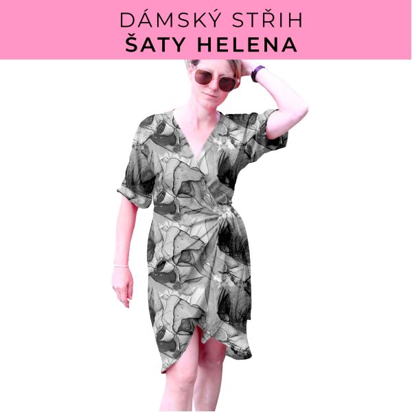 Dámský střih na šaty  Helena