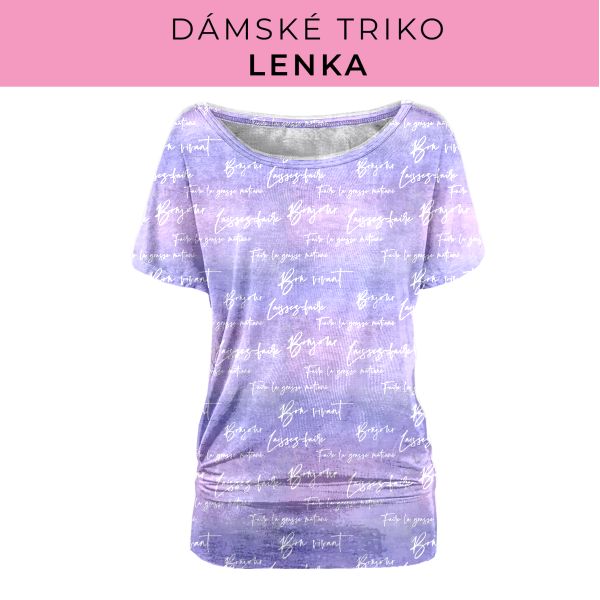 DÁMSKÝ střih - Triko Lenka