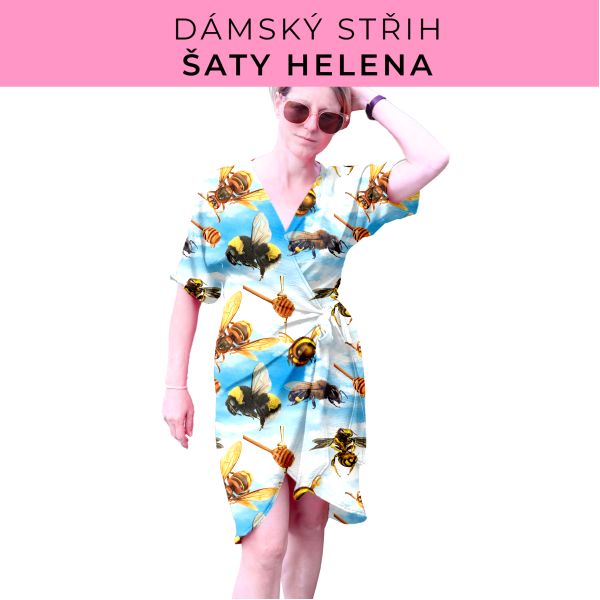 Dámský střih na šaty  Helena