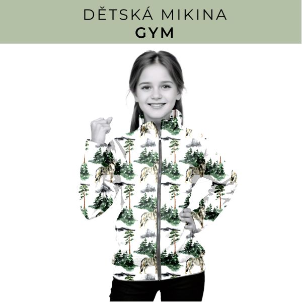 Dětská střih - mikina GYM
