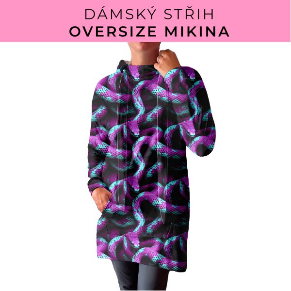 DÁMSKÝ střih - Oversize mikina