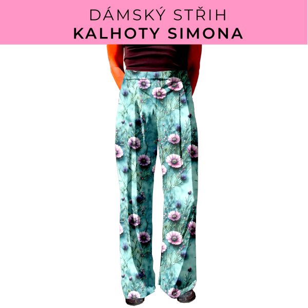 Dámský střih - kalhoty Simona