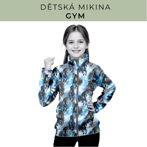 Dětská střih - mikina GYM