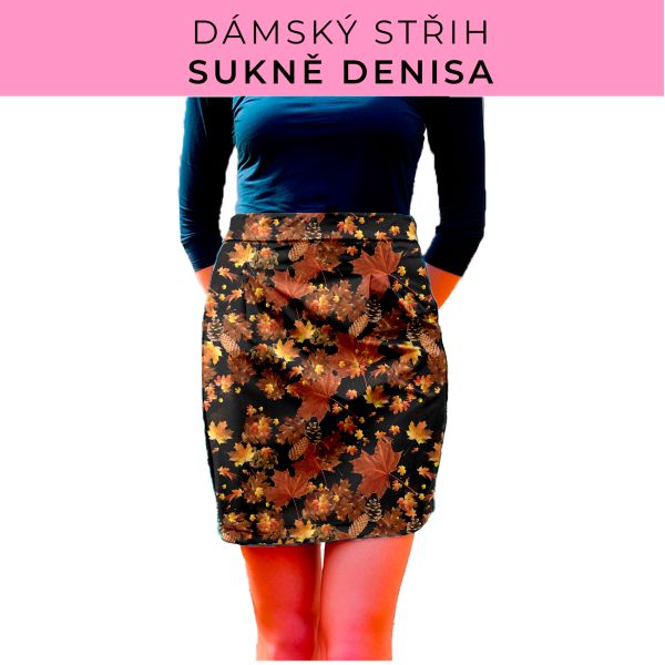 Dámský střih - Dámská sukně Denisa