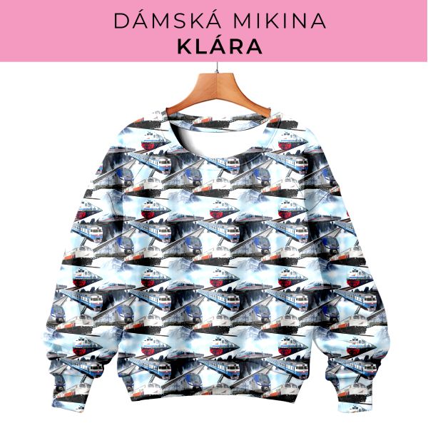DÁMSKÝ střih - mikina Klára
