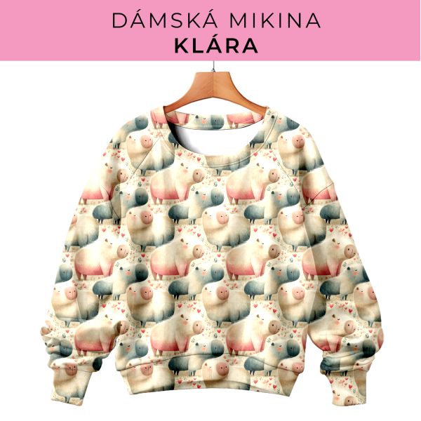 DÁMSKÝ střih - mikina Klára