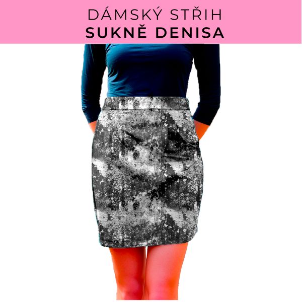 Dámský střih - Dámská sukně Denisa