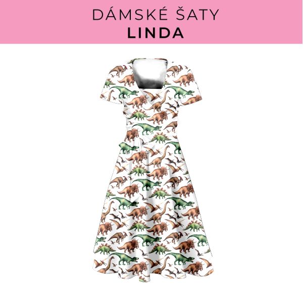 DÁMSKÝ střih - šaty Linda