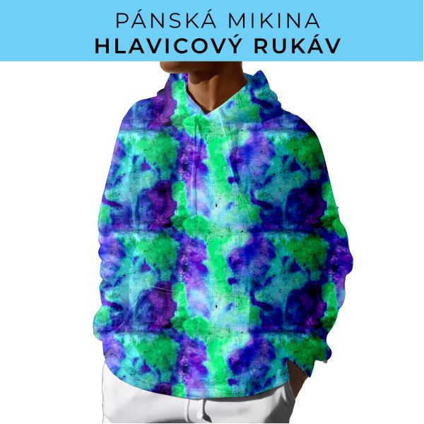 PÁNSKÝ střih - mikina s kapucí