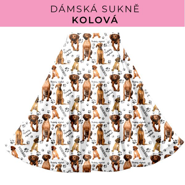 DÁMSKÝ střih - Kolová sukně