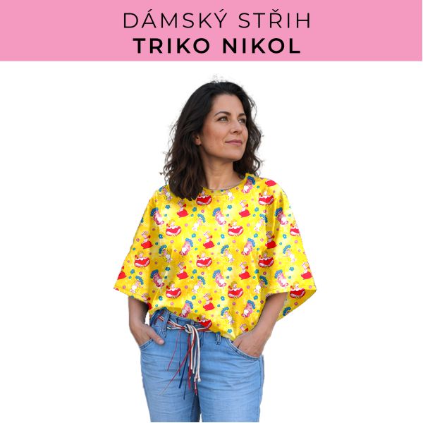 Dámský střih -  triko Nikol