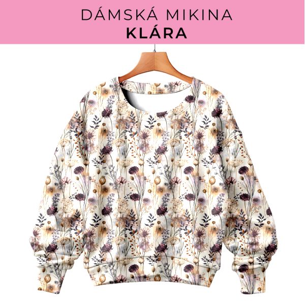 DÁMSKÝ střih - mikina Klára