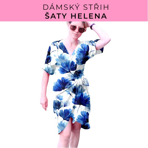 Dámský střih na šaty  Helena