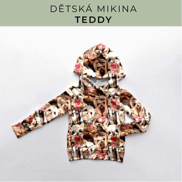 DĚTSKÝ střih - Mikina Teddy