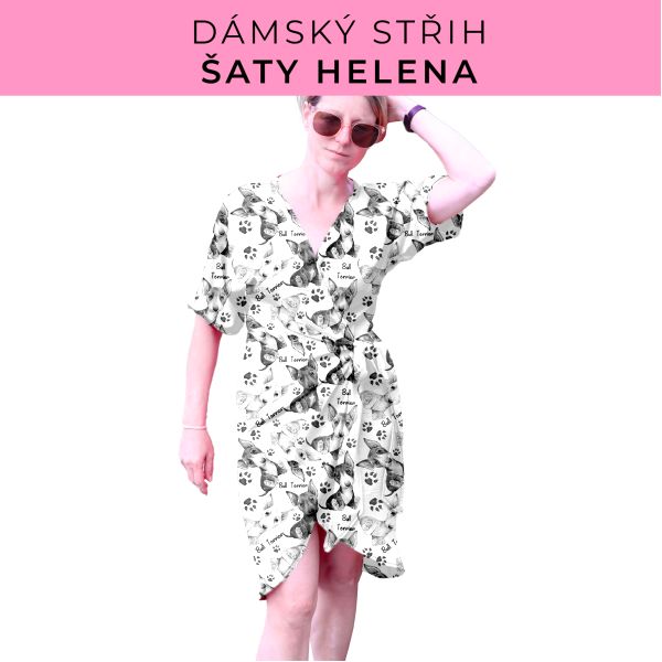 Dámský střih na šaty  Helena