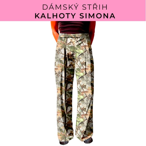 Dámský střih - kalhoty Simona