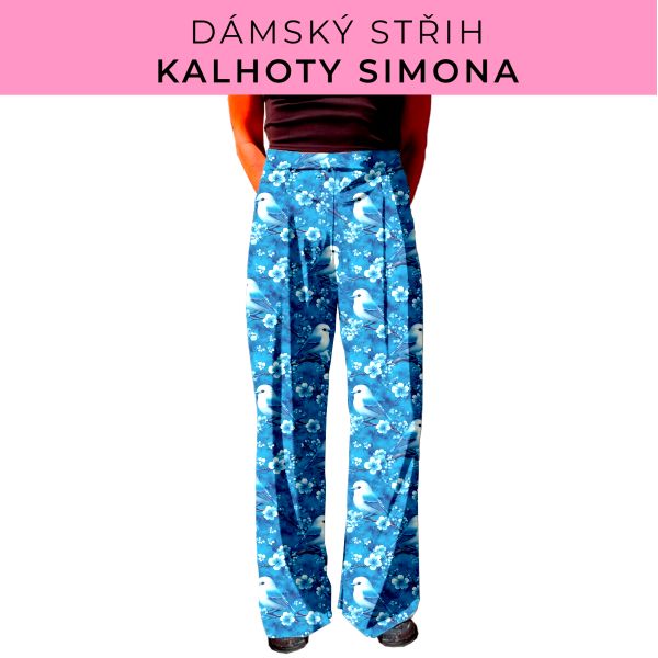 Dámský střih - kalhoty Simona