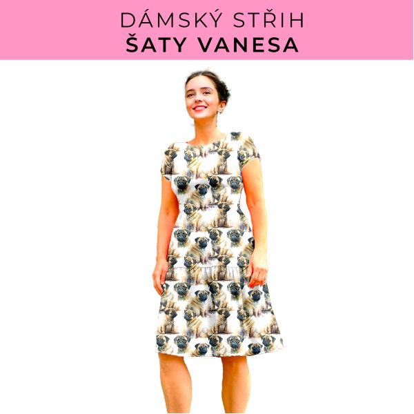 Dámský střih šaty Vanesa