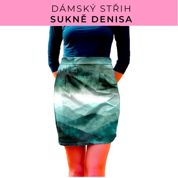 Dámský střih - Dámská sukně Denisa