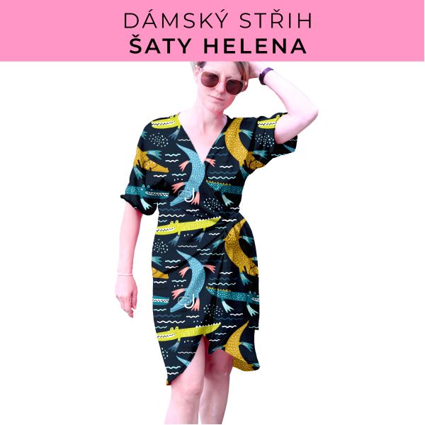 Dámský střih na šaty  Helena