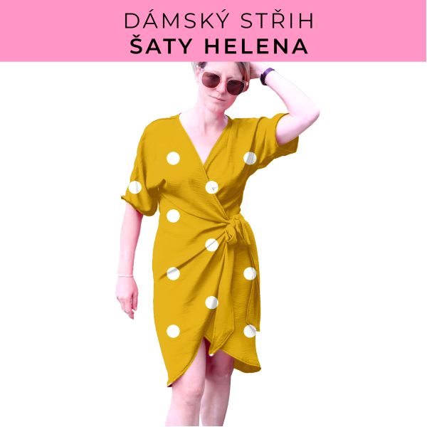 Dámský střih na šaty  Helena
