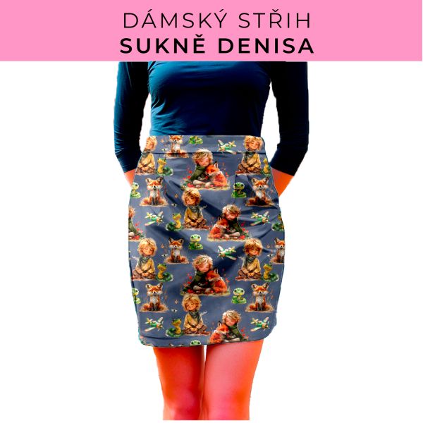 Dámský střih - Dámská sukně Denisa
