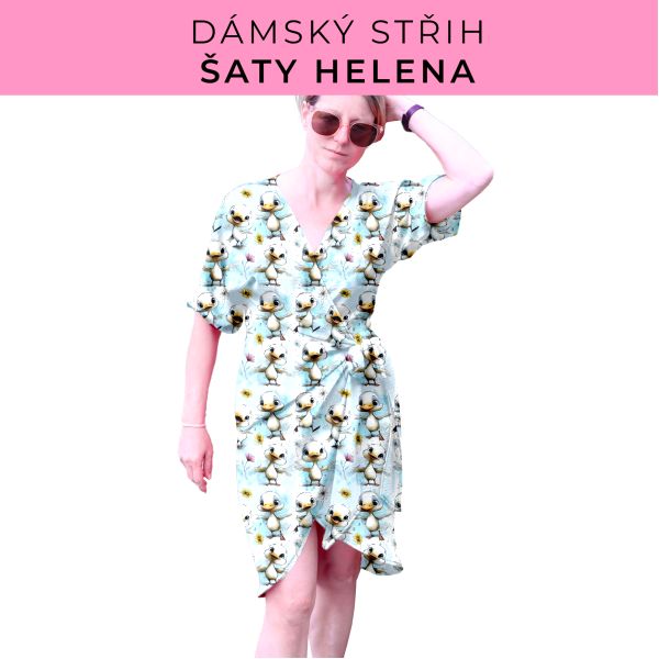 Dámský střih na šaty  Helena