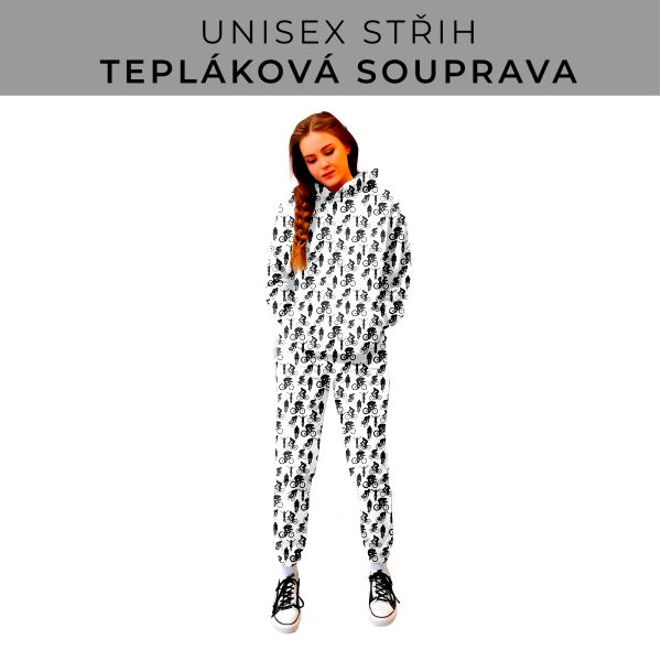 DÁMSKÝ střih - SET mikina a tepláky 