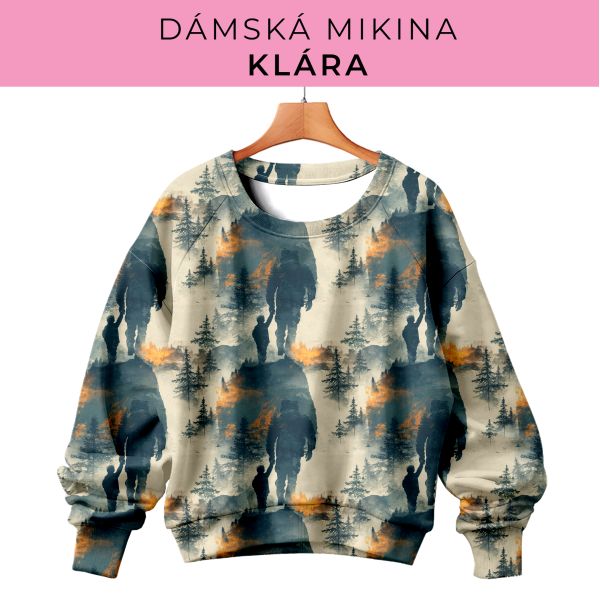 DÁMSKÝ střih - mikina Klára