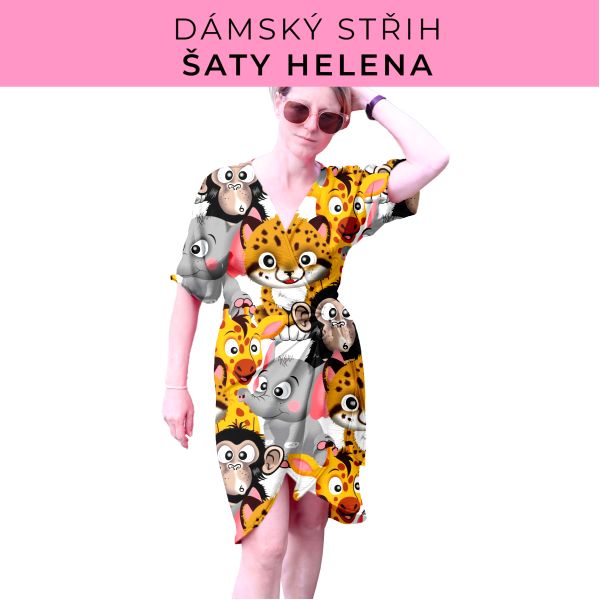 Dámský střih na šaty  Helena