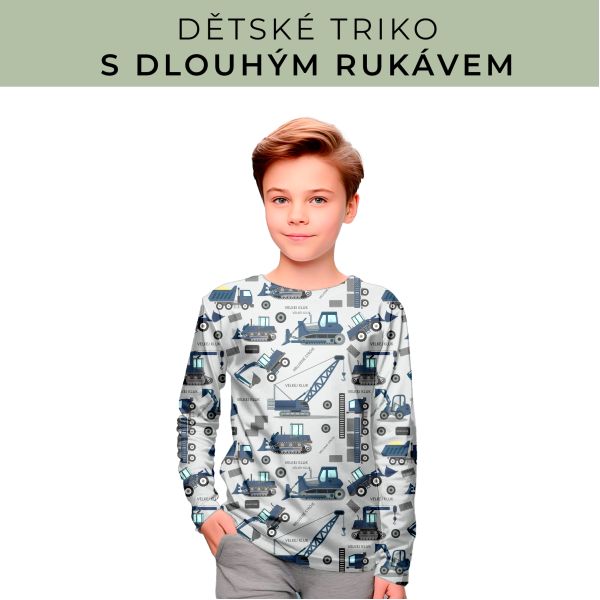 DĚTSKÝ střih - triko dlouhý rukáv